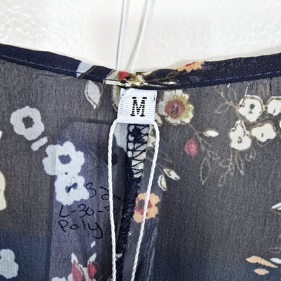 NWT Olrain Sheer Floral Kimono - Picture 8 of 10